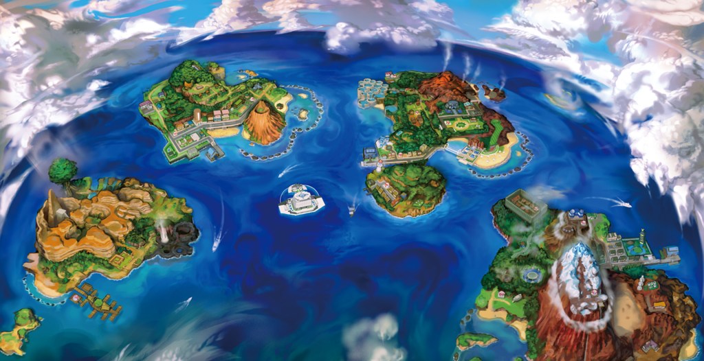 Pokémon Sun and Moon Alola Map