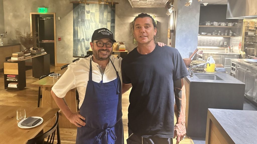 Gavin Rossdale and Chef Sean Brock 