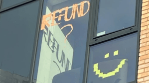 Some students have been taking part in a rent strike since the start of term.