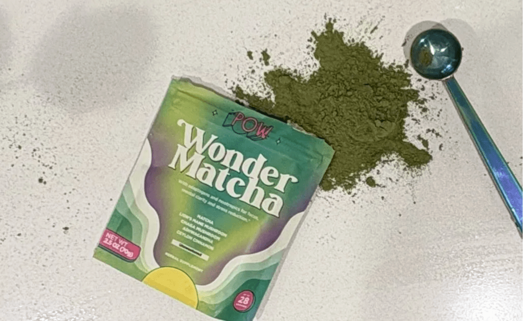 I Tried Pow Wonder Matcha to See What Happens When Functional Mushrooms Meet Green Tea